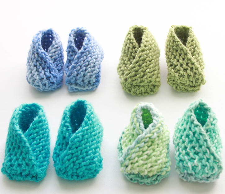 Easiest Baby Booties Ever Knitting Pattern